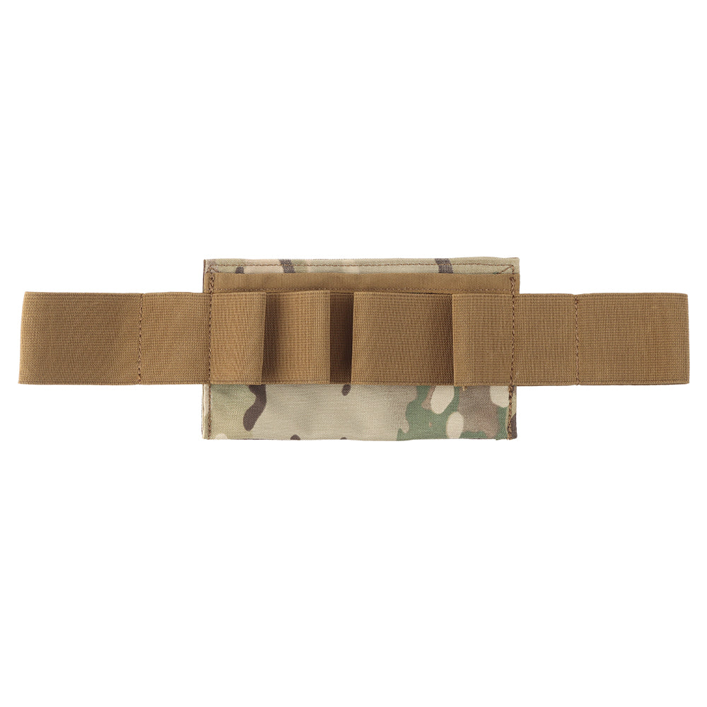 Erebus industries Ifak insert type a, Front view, empty, for medical pouches. in multicam pattern.