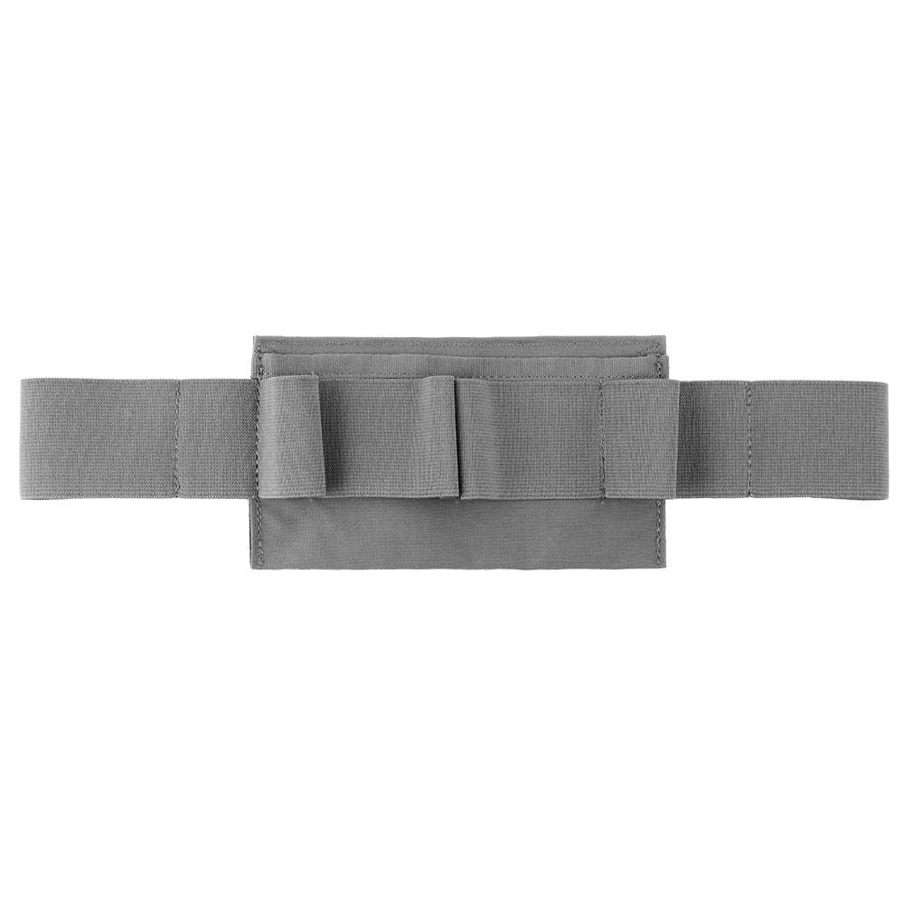 Erebus industries Ifak insert type a, Front view, empty, for medical pouches. in wolf grey color.