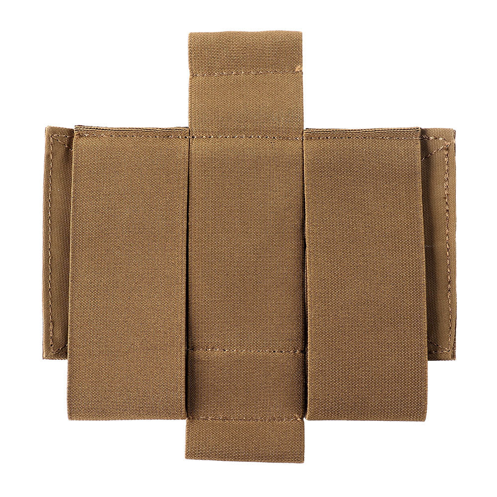 Erebus industries IFAK insert tybe B, Front view close up, empty sleeve, Insert for medical pouches. in coyote color.