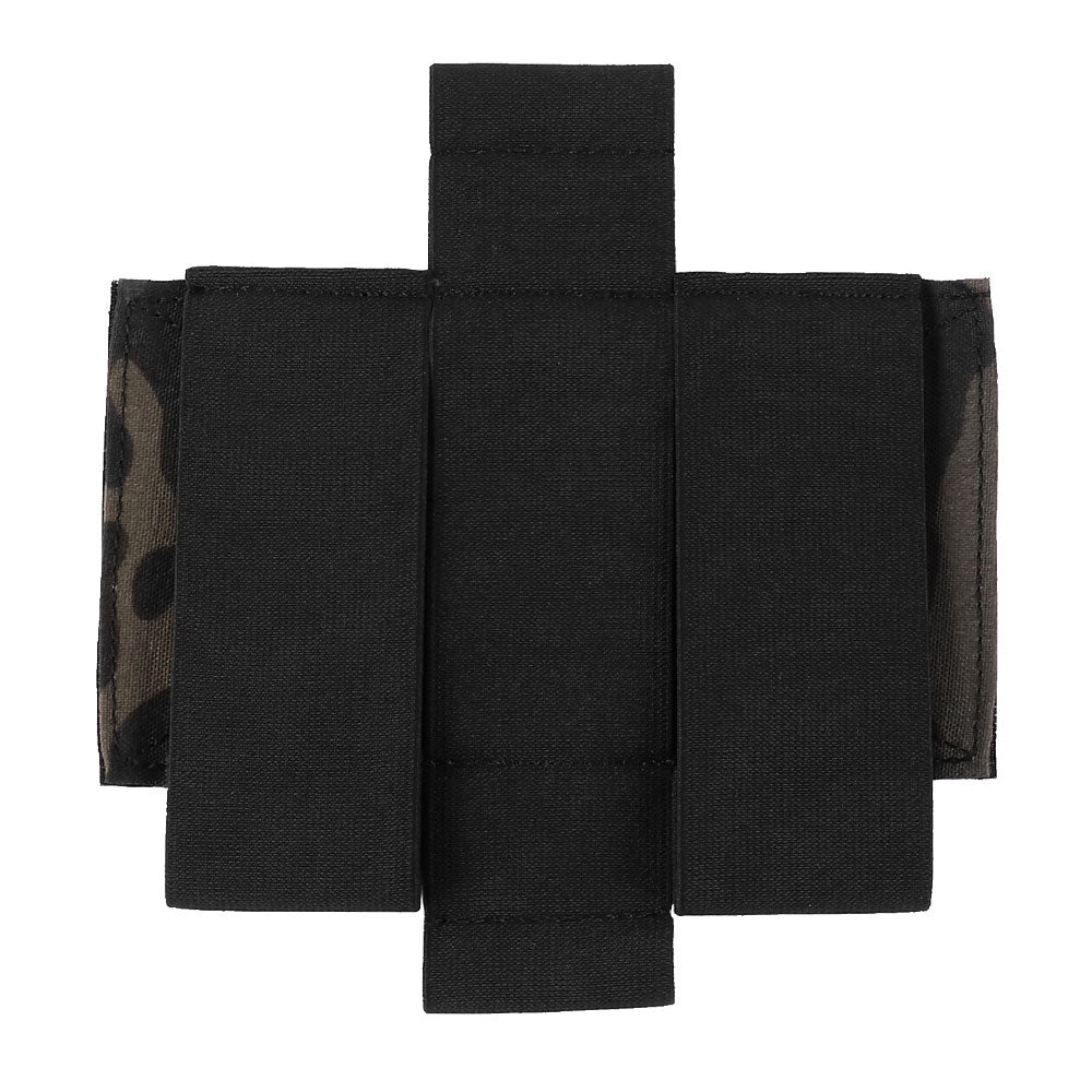 Erebus industries IFAK insert tybe B, Front view close up, empty sleeve, Insert for medical pouches. in multicam black pattern.