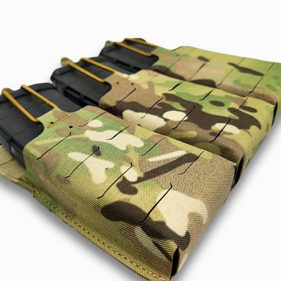 v5 pc placard in multicam 556 magazine pouch with magazine inserted for plate carriers product display