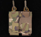 Assaulter lite Double Pistol Pouch Back