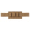 Erebus industries Ifak insert type a, Front view, empty, for medical pouches. in coyote brown color.