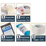 North American Rescue Individual Aid Kit Item Display