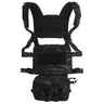 Tracker Chest Rig Black Camo