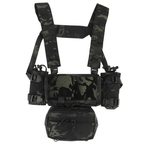 erebus industriesMKIV Chest Rig Black Multicam front view
