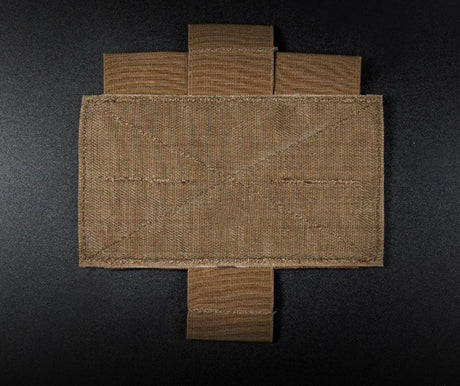 Erebus industries IFAK insert tybe B, back view close up, empty sleeve, Insert for medical pouches. in multicam pattern.
