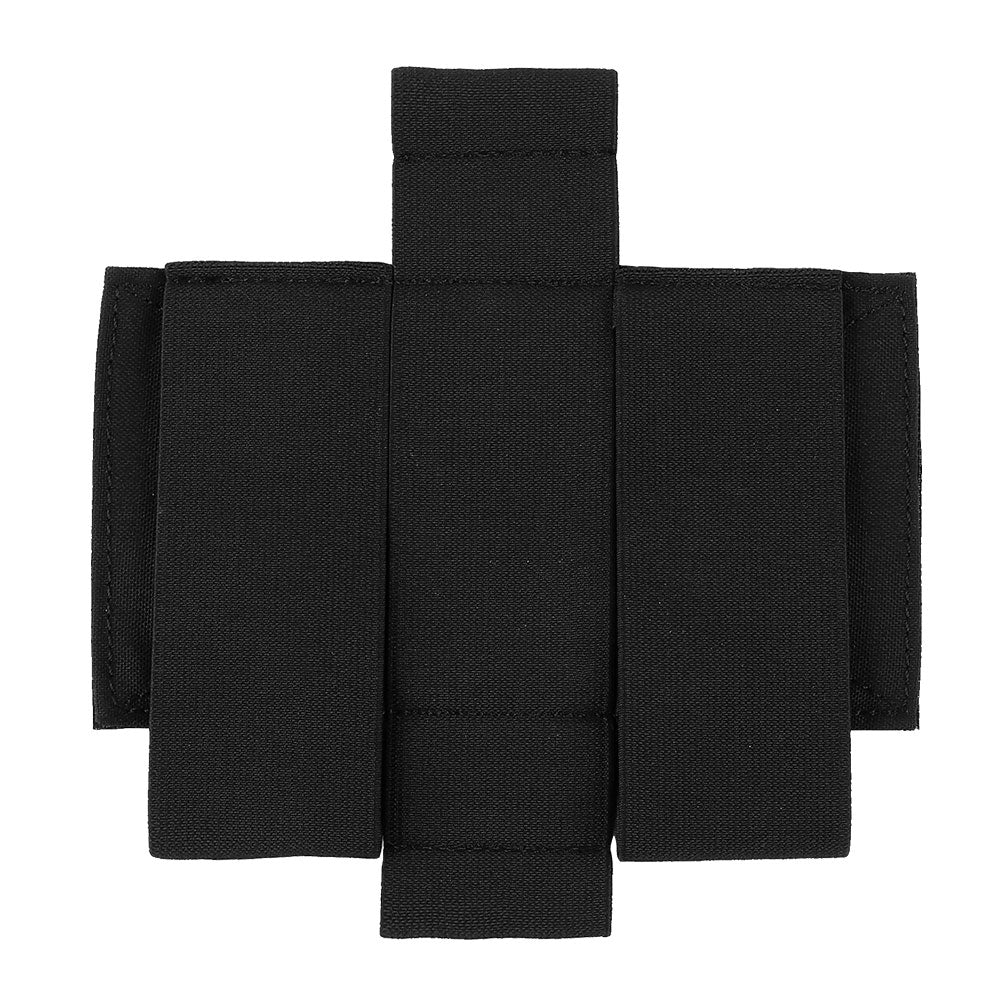 Erebus industries IFAK insert tybe B, Front view close up, empty sleeve, Insert for medical pouches. in black pattern.