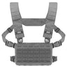 Erebus Industries Slick Rig Chest Rig in Wolf Grey, front view.